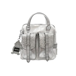 Geanta GRYXX argintiu, 6372, din piele ecologica