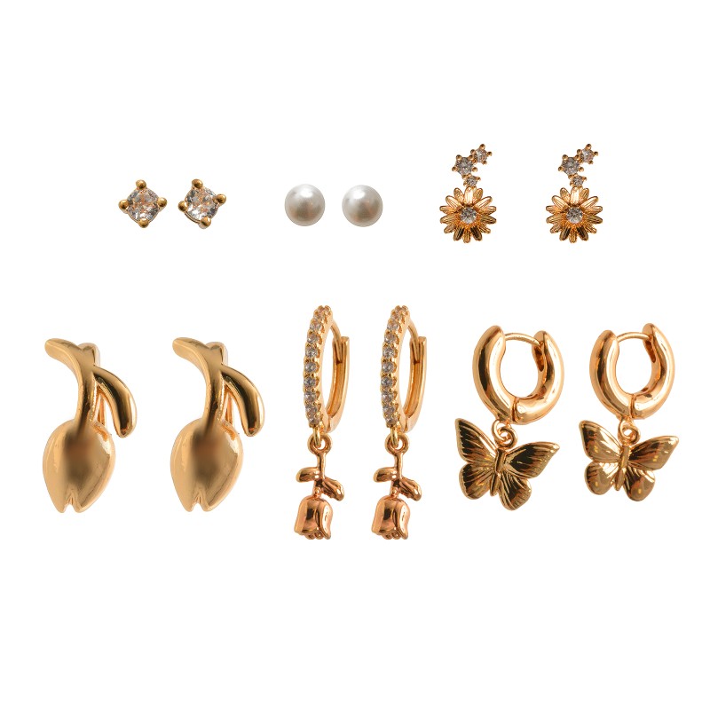 Cercei ALDO aurii, IZZIEE 102, din metal