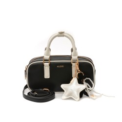 Geanta ALDO neagra, LUNABELLE 001, din piele ecologica