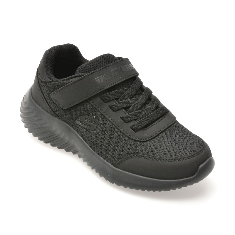 Pantofi sport SKECHERS negri, BOUNDER, din material textil