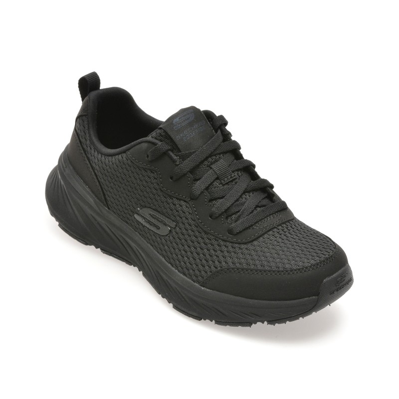 Pantofi sport SKECHERS negri, EDGERIDE, din material textil