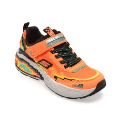 Pantofi sport SKECHERS portocalii, MEGA-CRAFT 4K, din material textil