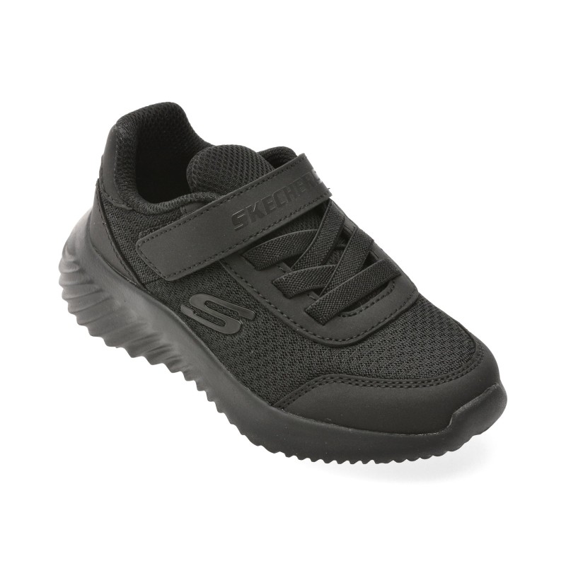 Pantofi sport SKECHERS negri, BOUNDER, din material textil