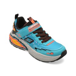 Pantofi sport SKECHERS albastri, MEGA-CRAFT 4K, din material textil