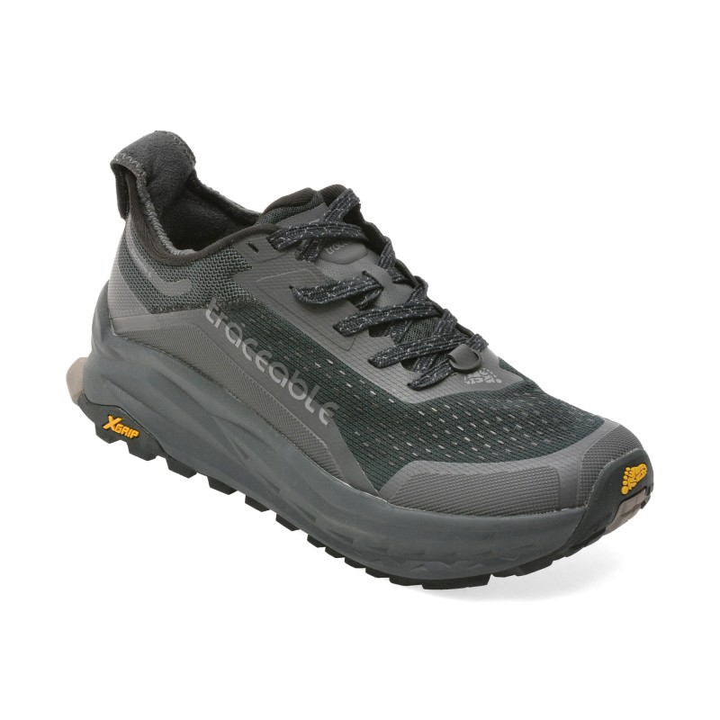 Pantofi sport TRACEABLE negri, 6661, din material textil