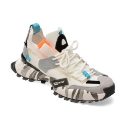 Pantofi sport GRYXX albi, 18159, din material textil