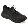 Pantofi sport BITE THE BULLET negri, CL603, din material textil