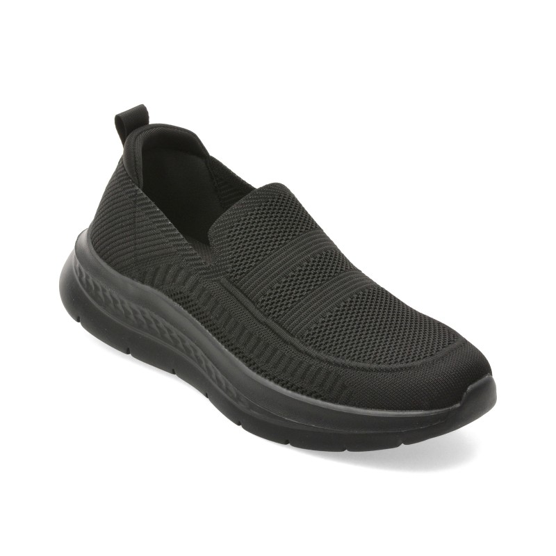 Pantofi sport BITE THE BULLET negri, HCQ25, din material textil