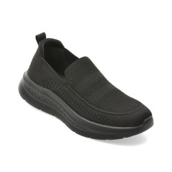 Pantofi sport BITE THE BULLET negri, HCQ25, din material textil