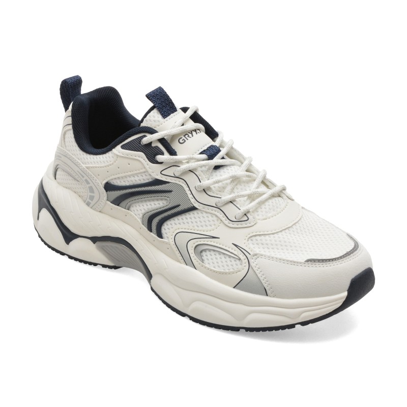 Pantofi sport GRYXX albi, 153166, din material textil