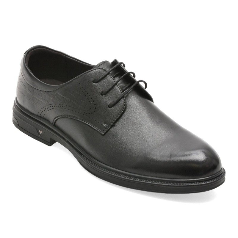Pantofi eleganti EPICA negri, 55093, din piele naturala