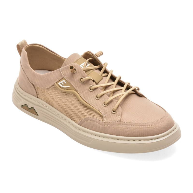 Pantofi sport OTTER bej, T9329, din material textil