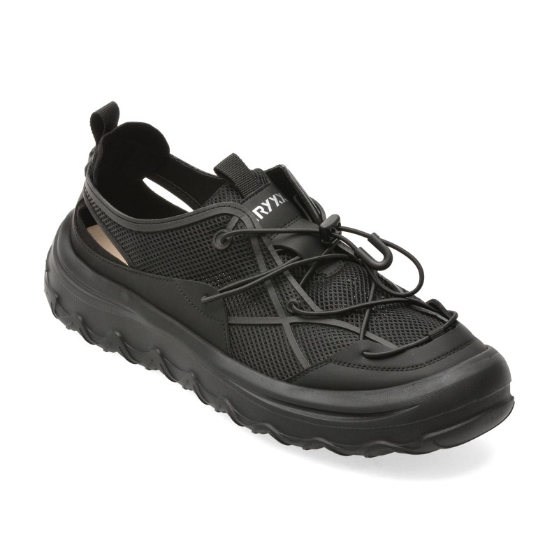 Pantofi sport GRYXX negri, 9232, din material textil
