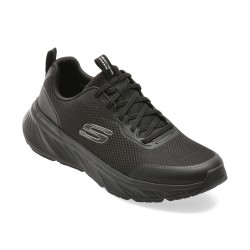 Pantofi sport SKECHERS negri, EDGERIDE, din material textil