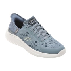 Pantofi sport SKECHERS albastri, BOUNDER 2.0, din material textil