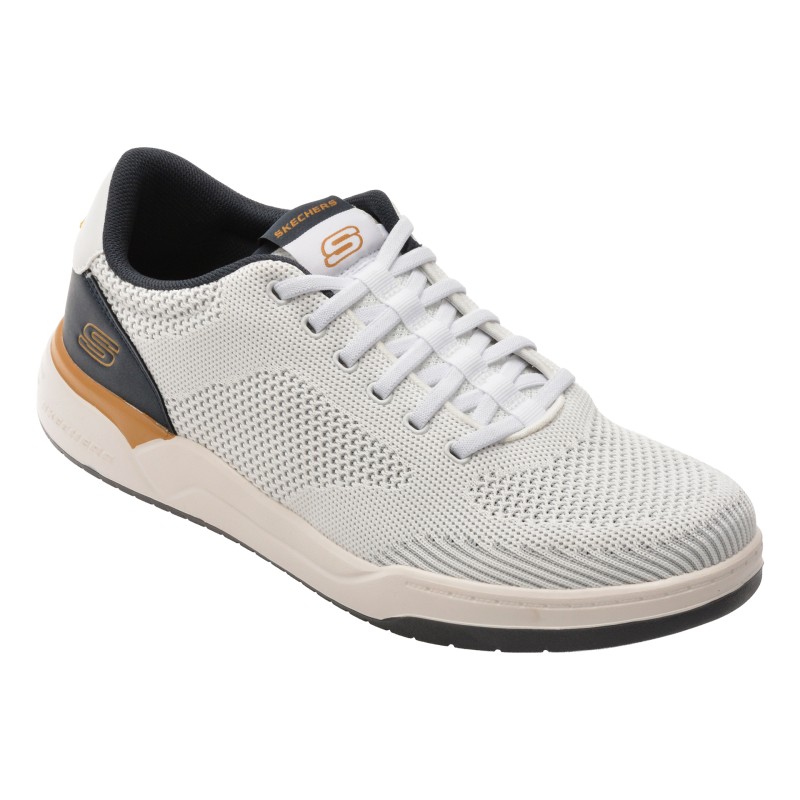 Pantofi sport SKECHERS albi, CORLISS, din material textil