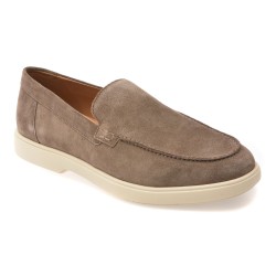 Mocasini GEOX gri, U55LAD, din piele intoarsa