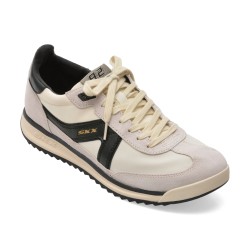 Pantofi sport SKECHERS alb-negru, SKX 92, din material textil