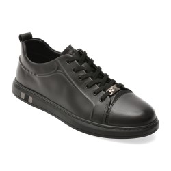 Pantofi sport GRYXX negri, 5623, din piele naturala