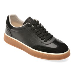 Pantofi sport EPICA negri, 59215, din piele naturala