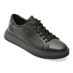 Pantofi sport EPICA negri, 59960, din piele naturala