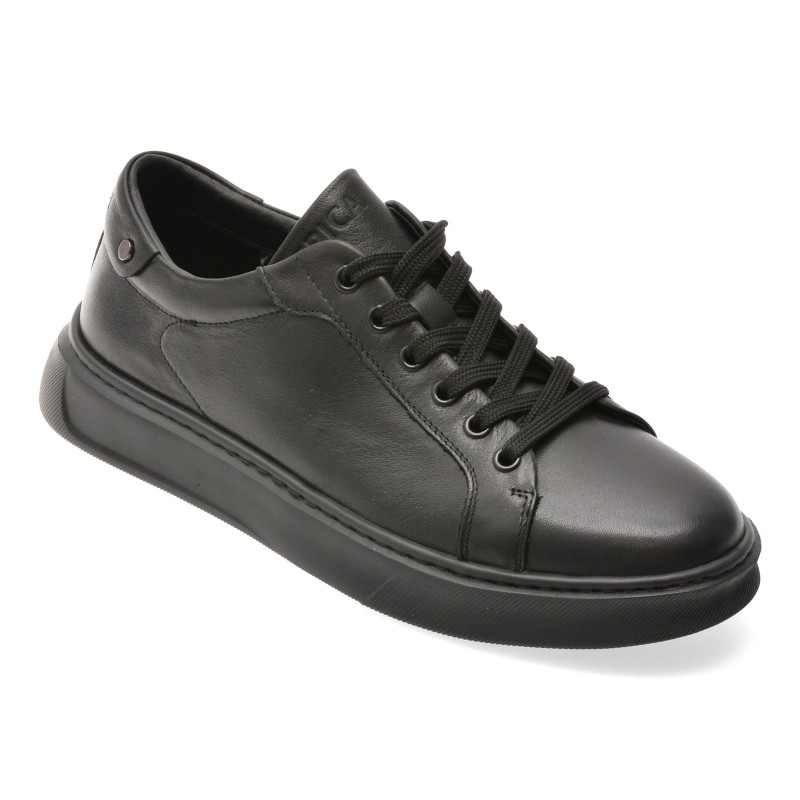 Pantofi sport EPICA negri, 59960, din piele naturala