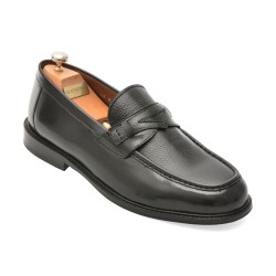 Mocasini LE COLONEL negri, 73202, din piele naturala