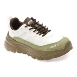 Pantofi sport GRYXX albi, 9867, din material textil