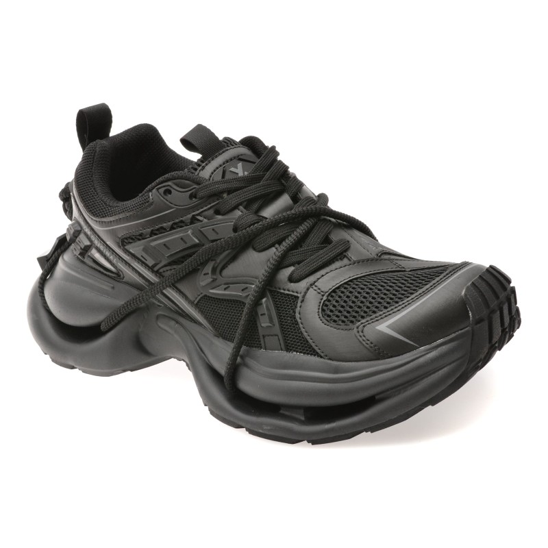 Pantofi sport GRYXX negri, 2365, din material textil