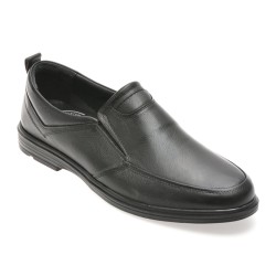 Mocasini SHOWMAN negri, SH8502, din piele naturala