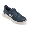 Pantofi sport SKECHERS bleumarin, GO WALK FLEX, din material textil
