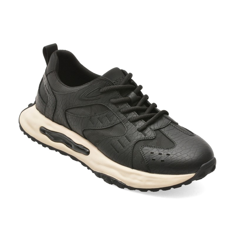 Pantofi sport GRYXX negri, 63515, din material textil
