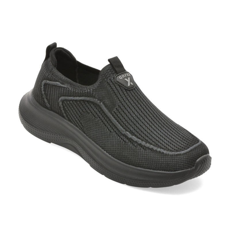 Pantofi sport GRYXX negri, A819, din material textil