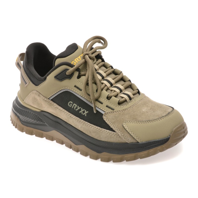 Pantofi sport GRYXX verzi, 33039, din piele ecologica
