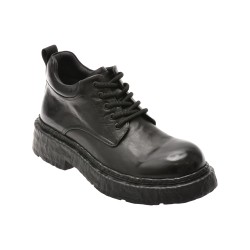 Ghete GRYXX negre, K7101, din piele naturala