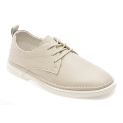 Pantofi OTTER albi, 1002, din piele naturala