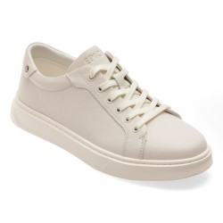 Pantofi sport EPICA albi, 59960, din piele naturala
