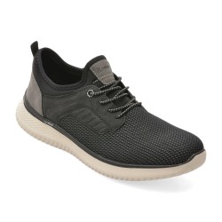 Pantofi sport RIEKER negri, B9651, din material textil