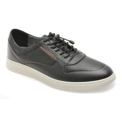 Pantofi sport BITE THE BULLET negri, OY2080, din piele naturala