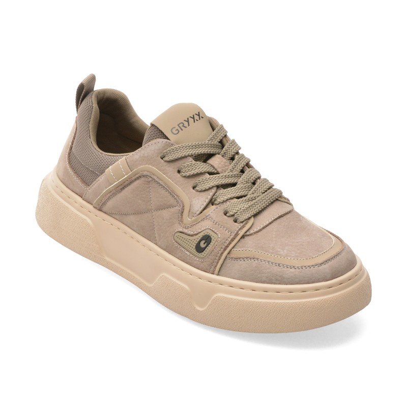 Pantofi sport GRYXX gri, 52312, din piele naturala