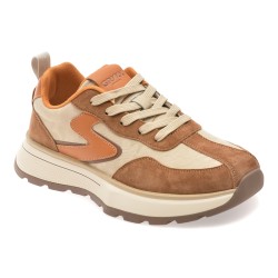 Pantofi sport GRYXX bej, 160723, din piele naturala