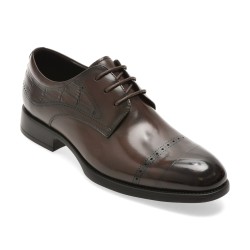 Pantofi eleganti EPICA PREMIUM maro, TMA145, din piele naturala