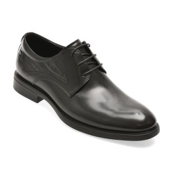 Pantofi eleganti EPICA PREMIUM negri, 26A68, din piele naturala