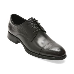 Pantofi eleganti EPICA PREMIUM negri, TMA145, din piele naturala
