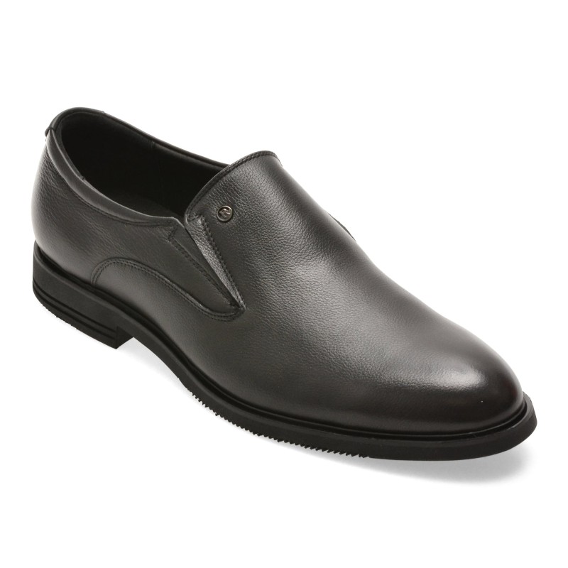 Pantofi eleganti EPICA negri, RT08A, din piele naturala