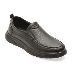 Mocasini OTTER negri, 1959, din piele naturala