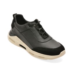Pantofi sport EPICA negri, T26128, din piele naturala