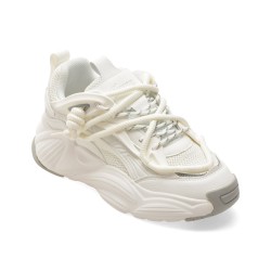 Pantofi sport GRYXX albi, 25085, din material textil