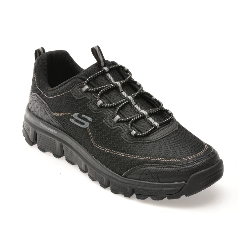 Pantofi sport SKECHERS negri, SUMMITS AT, din material textil