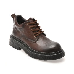 Ghete GRYXX maro, K7101, din piele naturala